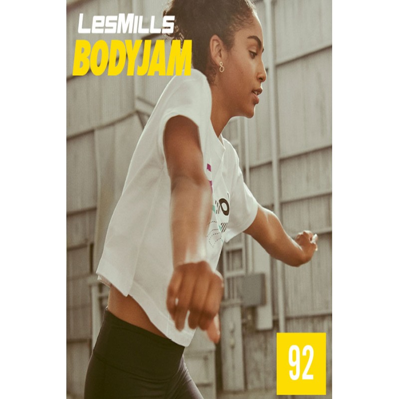 [Hot Sale]Les Mills Body Jam 92 New Release BJ92 DVD, CD & Notes